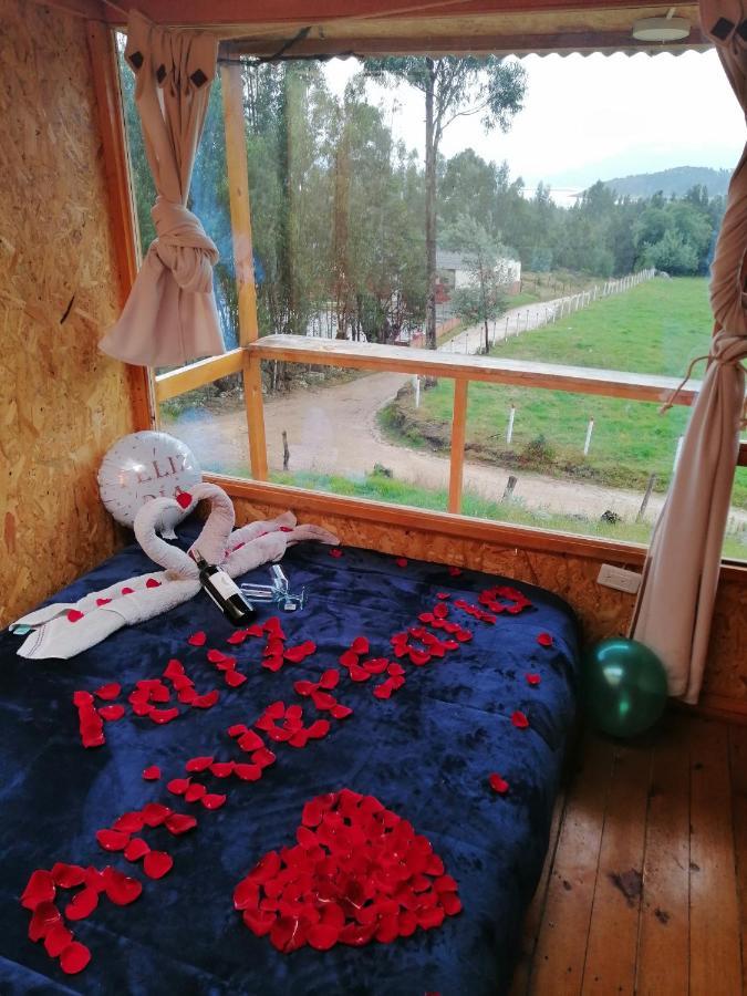 Cabanas El Mirador Del Tomine Guatavita Kültér fotó